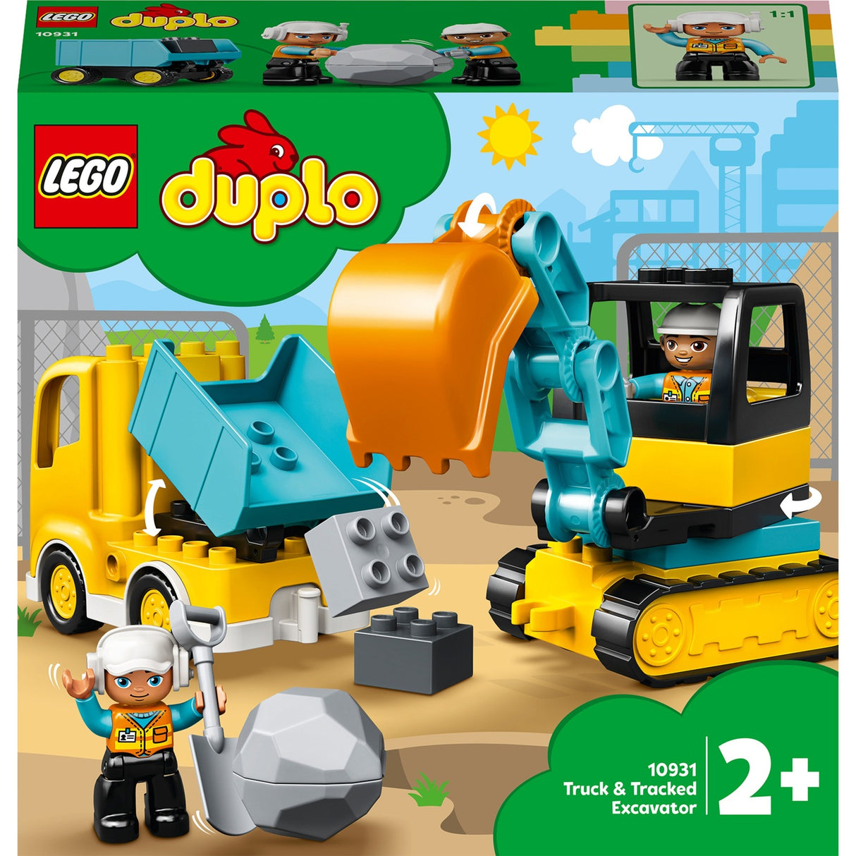 Lego Duplo savivartis su ekskavatoriumi - 10931