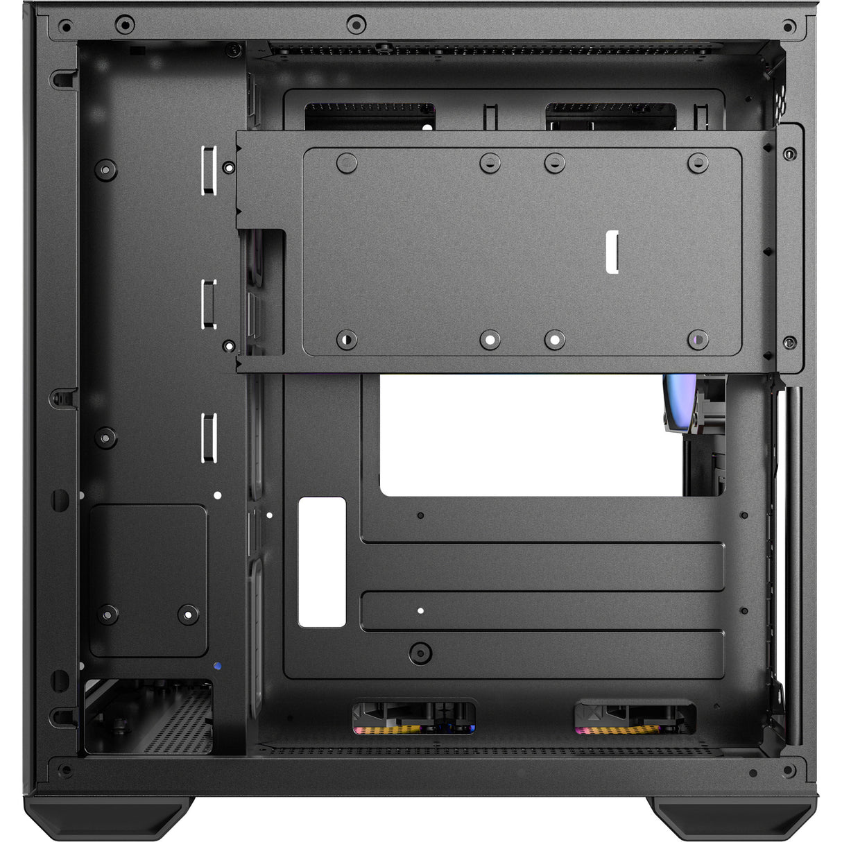 Antec cx60m argb mini tårnhus (sort | 3x usb-a | rgb | hærdet glas)