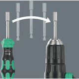 Wera kraftform kompakt 28 ra mat Sak, 6-Stéck Bit Set