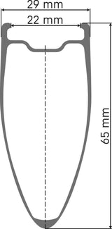 Dt swiss arc 1400 dicut® 65 28 disc cl shimano hg carbon rear wheel