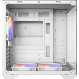 Antec cx60m argb mini tower behuizing (wit | 3x usb-a | rgb | tempered glass)