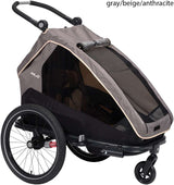 Xlc s bs-c09 mono kinderanhänger