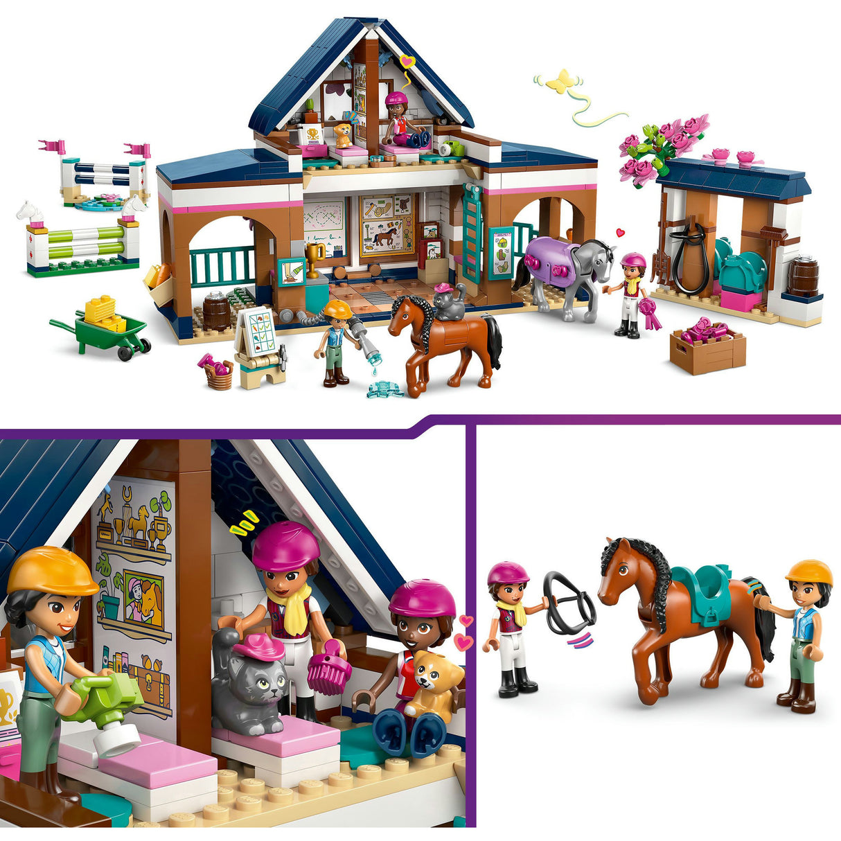 Lego friends 42688 hestestald og rideskole