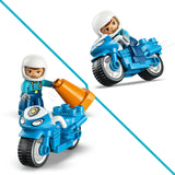 Lego Duplo 10471 blue police motorcycle