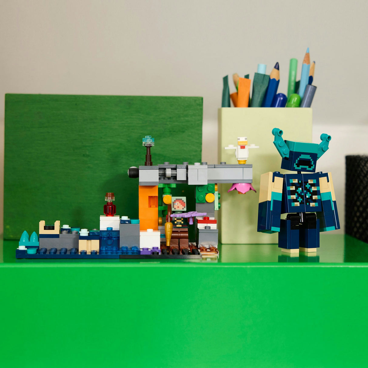 Lego Minecraft 21274 das Treffen mit dem Vorgesetzten