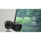 Foscam v8p, 4K 8MP Dual-Band WiFi Security Camera (Black, with Sound and Light Alarm)