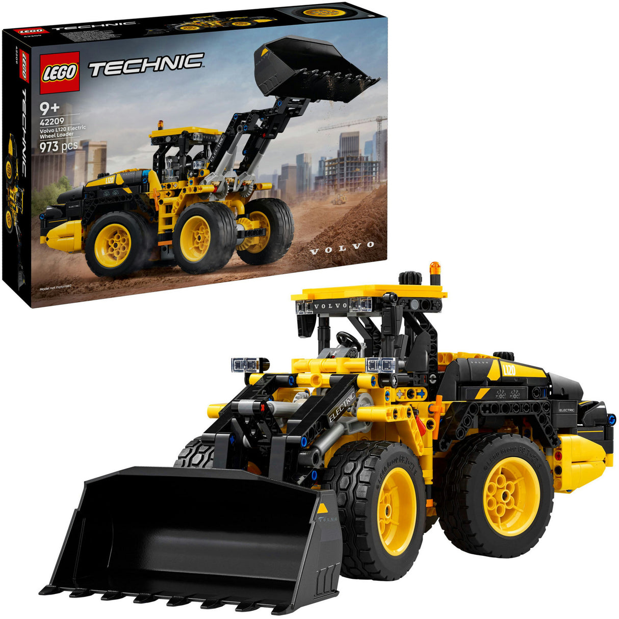 Lego technic 42209 volvo l120 elektrisk hjullastare