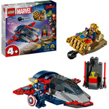 Lego super hrdinové Marvel 76319 kapitán Amerika vs. thanos