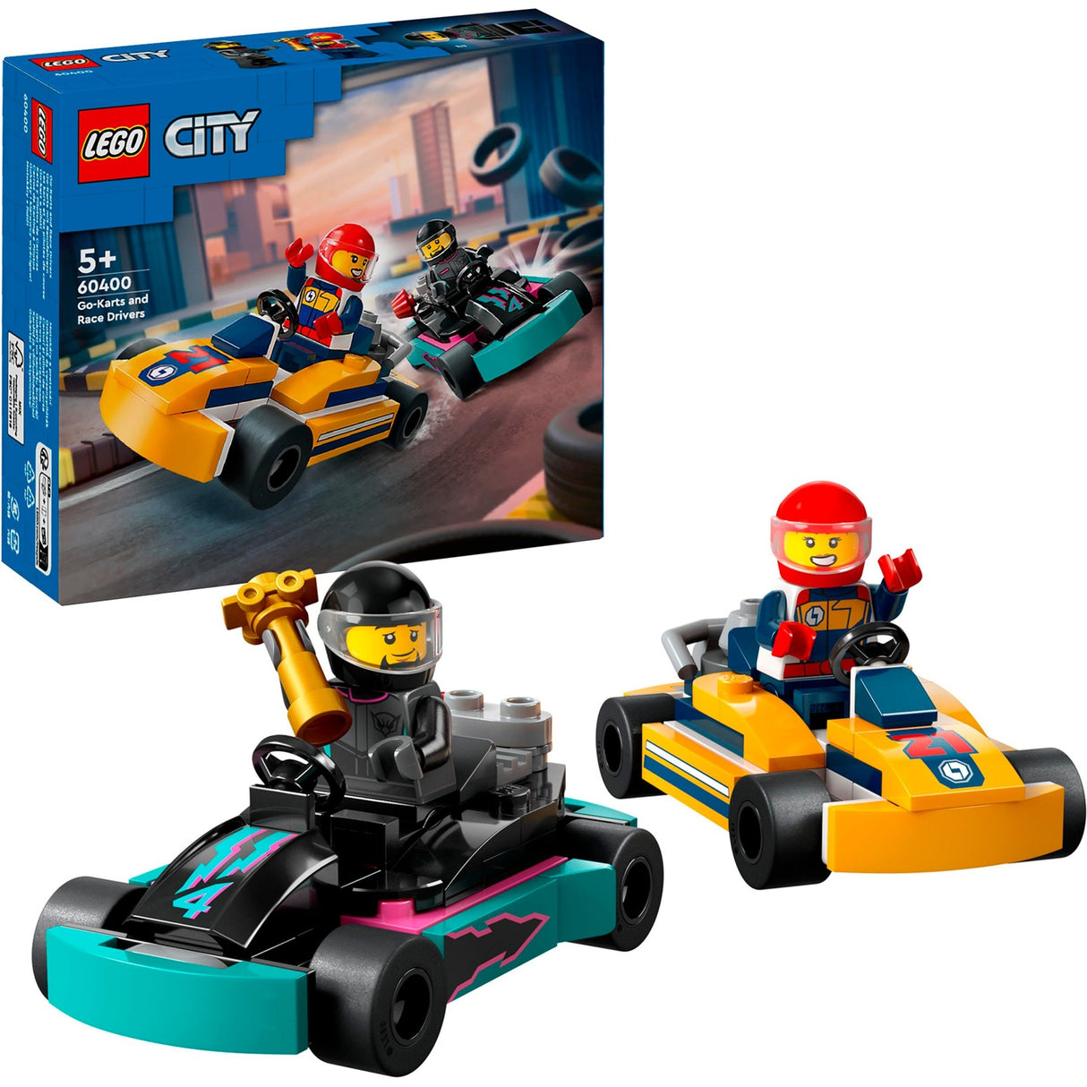 Lego City 60400 Karts e pilotos