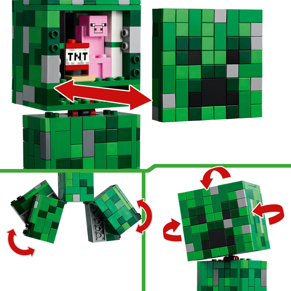 Lego minecraft 21276 de creeper