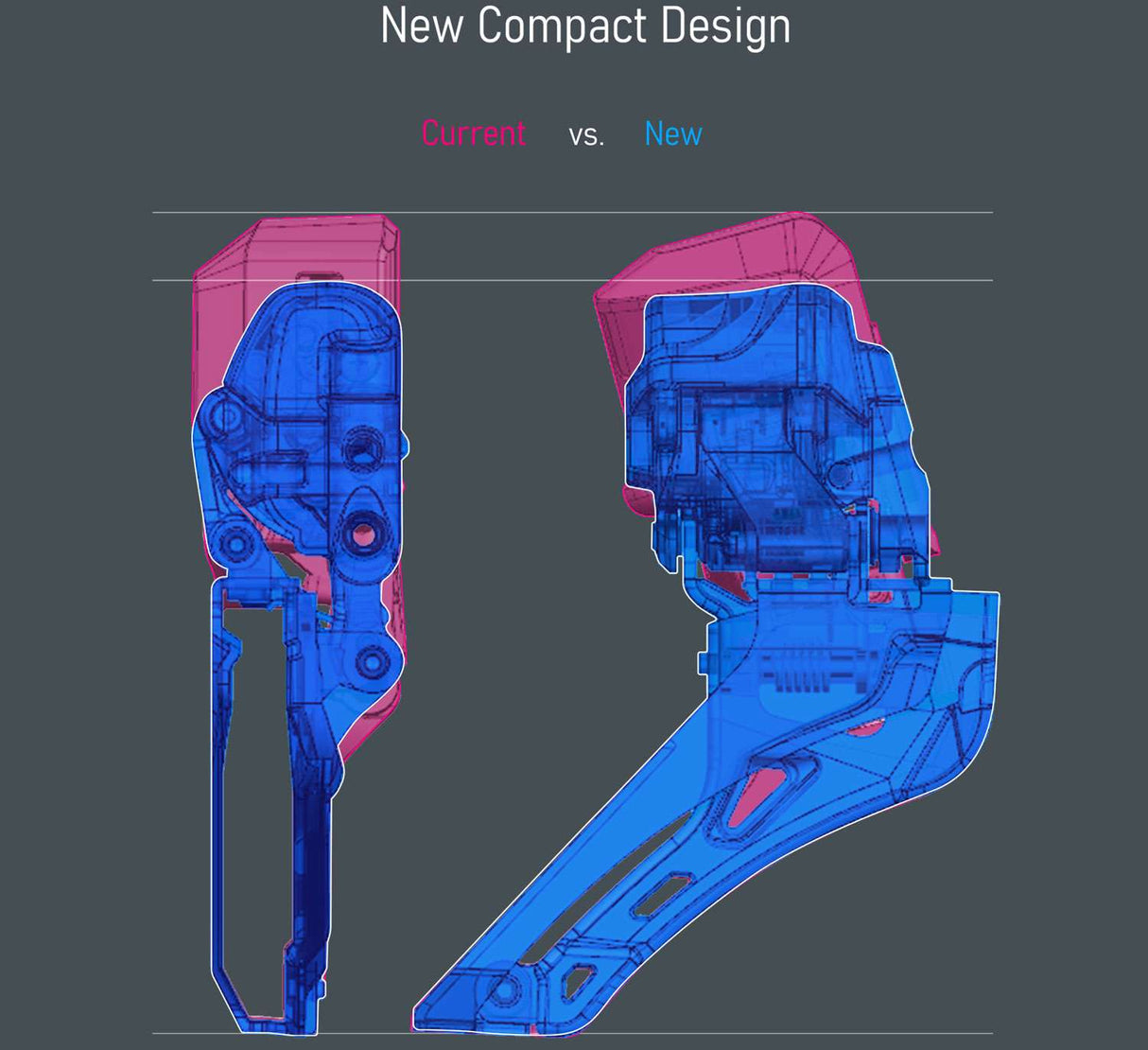 Shimano Dura Ace Di2 FD-R9250 2x12-trinns frontgir
