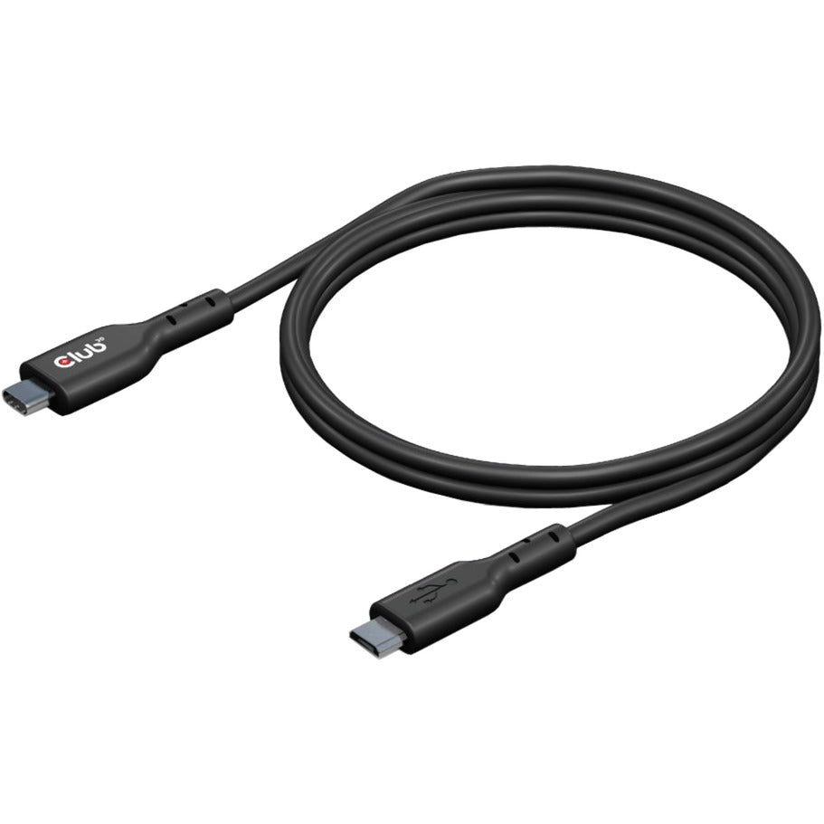 Club 3D USB-C 2.0 Gen1 > Micro USB Cable (black, 1 meter)