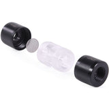 Alphacool eiszapfen acryl acetal inline filter g1 4 inner thread (zwart transparant)