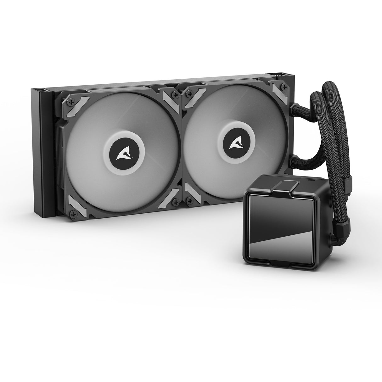Refroidissement par eau Sharkoon s50 argb (noir, pwm 4 broches)