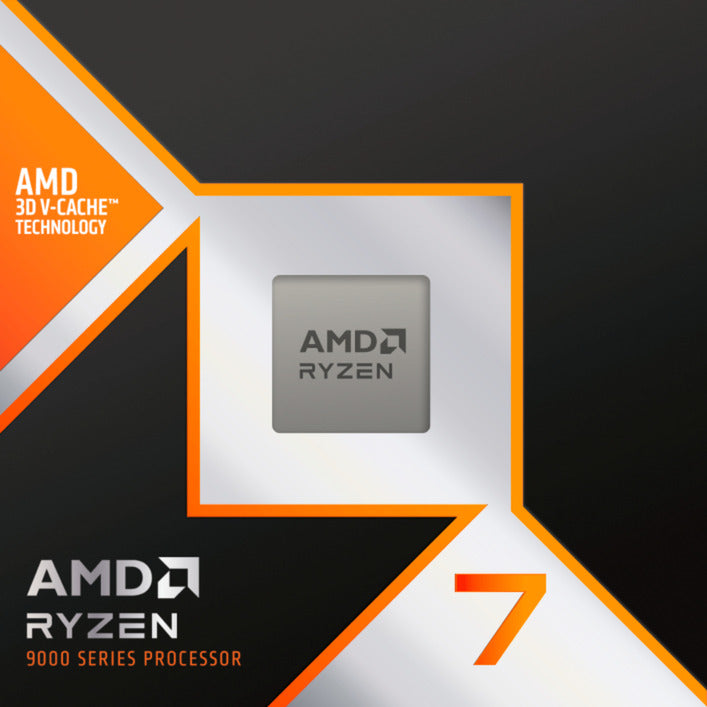 AMD Ryzen 7 9850x3D, 4.7 GHz (5.6 GHz Turbo Boost) socket AM5 processor (unlocked, boxed)