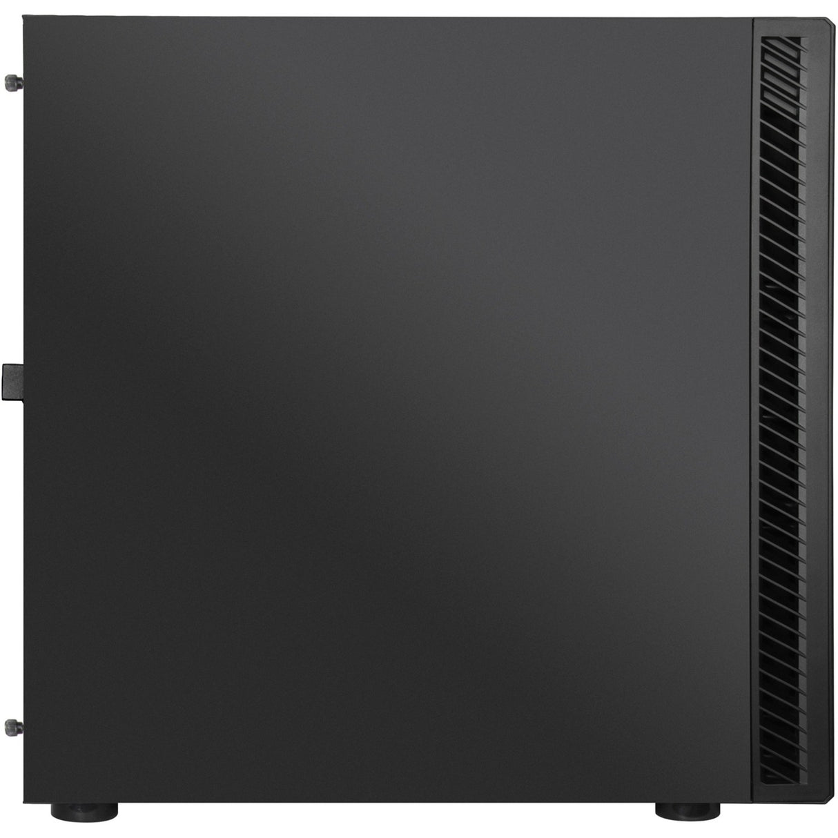 Silverstone seta q1 midi tower behuizing (zwart | 2x usb-a | 1x usb-c)