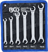 Bgs technic open double ring wrench set sw 8 x 9 - 18 x 19 mm 6 pcs.