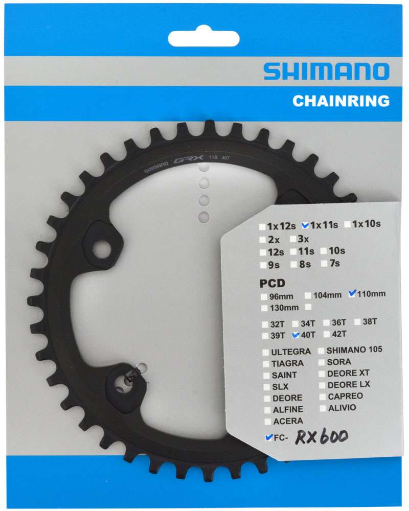 Shimano chainring 40t grx fc-rx600