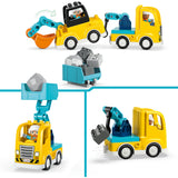 Lego duplo town 10475 gradbena vozila 3v1