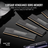 Corsair 32 GB DDR5-6000 RAM kit (black, cmk32gx5m2b6000c30, vengeance, xmp)