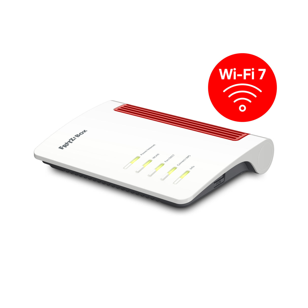 Fritz! Box 4630 Edition International Router (white red, mesh Wi-Fi, 2.5 Gbit/s)