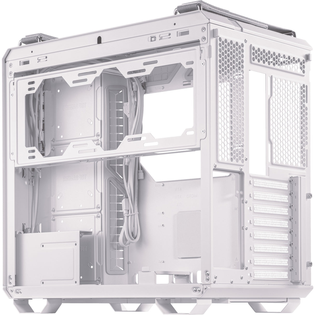 Asus TUF Gaming GT502 Midi Tower Case (white | 2x USB-A | 1x USB-C | tempered glass)