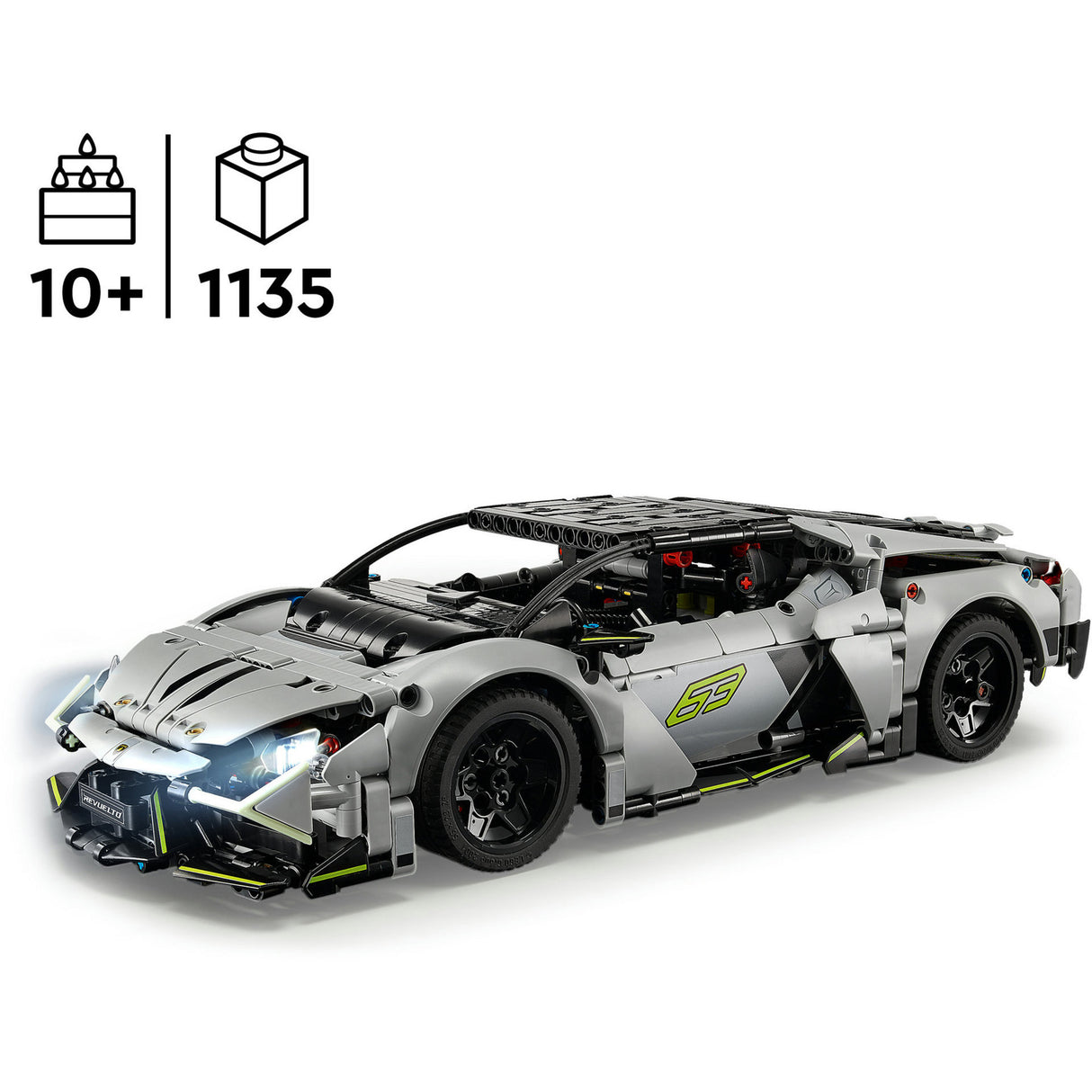 Lego technic 42214 lamborghini revuelto supersportiva