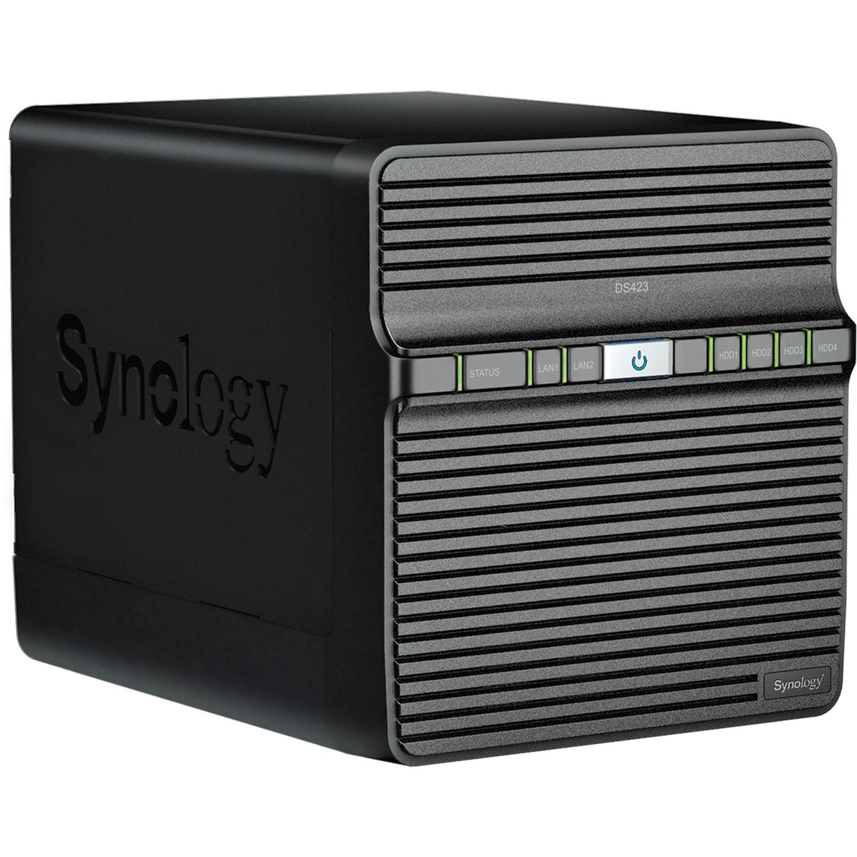 Synology DiskStation DS423 NAS (black, 2x RJ-45, 2x USB-A 3.2 (5 Gbit/s))