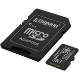 Kingston Canvas Select Plus 128 GB MicroSDXC memory card (black, UHS-I U1, Class 10, V10, incl. SD adapter)