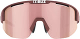 Bliz matrix small brown w rose multi - sports glasses