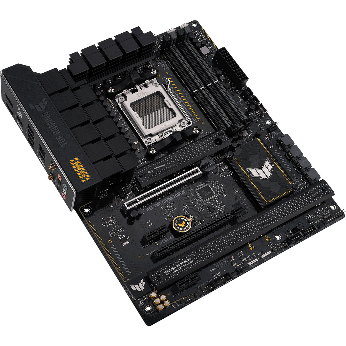 Asus TUF Gaming B650-Plus WiFi Socket AM5 Motherboard (black light orange, RAID, 2.5Gb LAN, Wi-Fi 6, BT 5.2, sound, ATX)