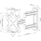 Neomounts av NewStar WL40S-850BL12 SELECT TV WALL STONT