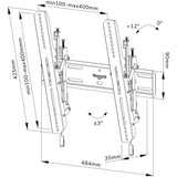 Neomounts by Newstar Select WL35S-850BL14 TV-seinäteline