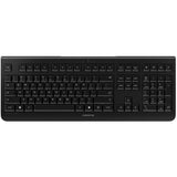 Cherry kw 3000, teclado (preto, layout eu (qwerty), cúpula de borracha, 2,4 GHz)