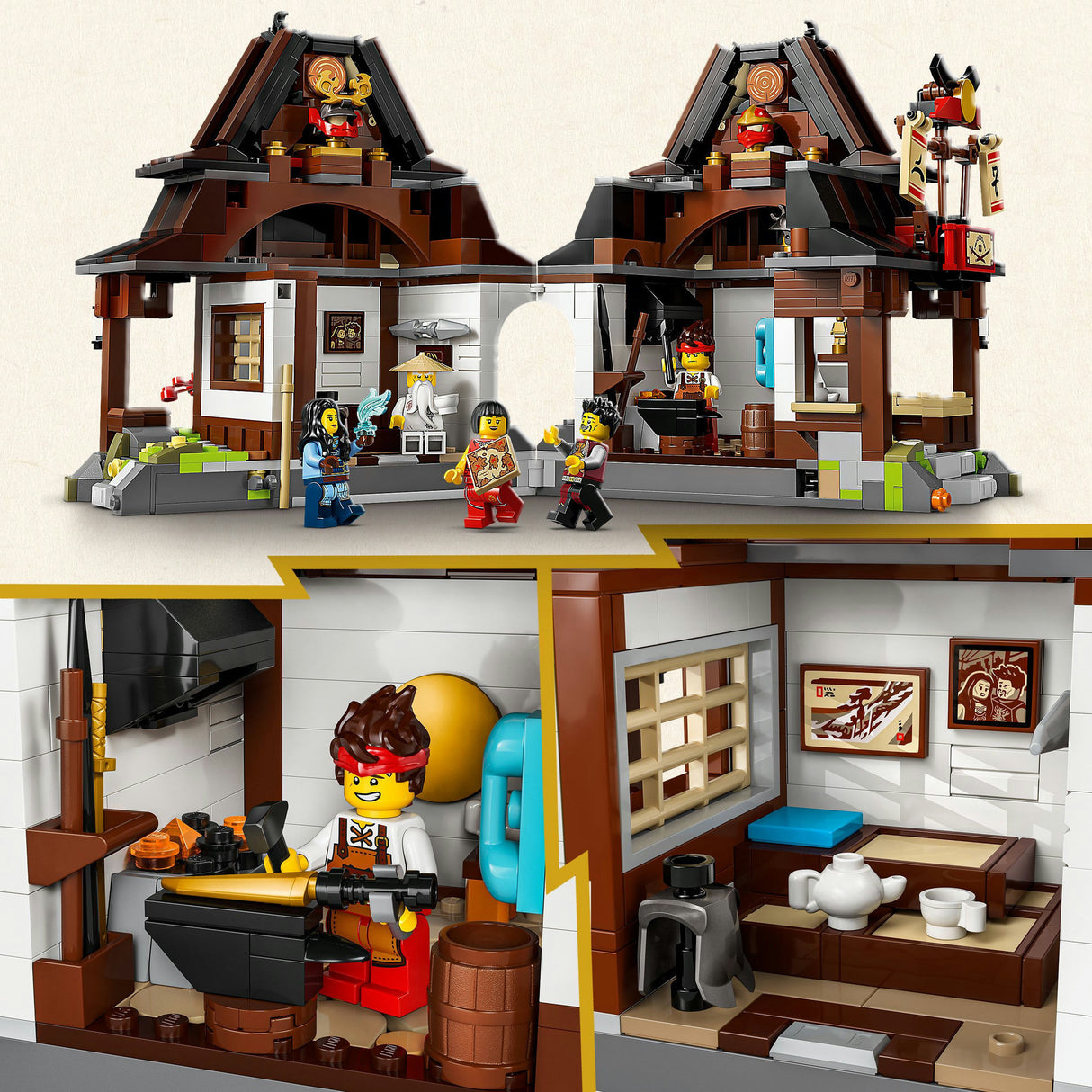 Lego 71858 ninjago 15-års jubilæum smed de fire våben