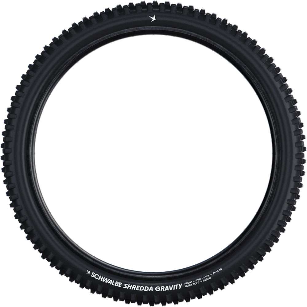 Schwalbe shredda front gravity pro - tlr - addix ultra soft - radial - 29x2.50 - black