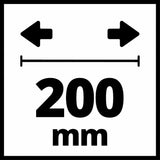 Einhell lintzaag tc-sb 200 1 bandzaag (rood zwart)