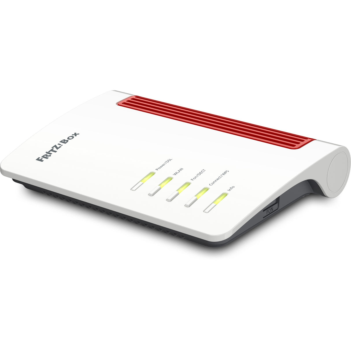 Fritz! Box 7530 AX International Router (White Red, Mesh Wi-Fi)