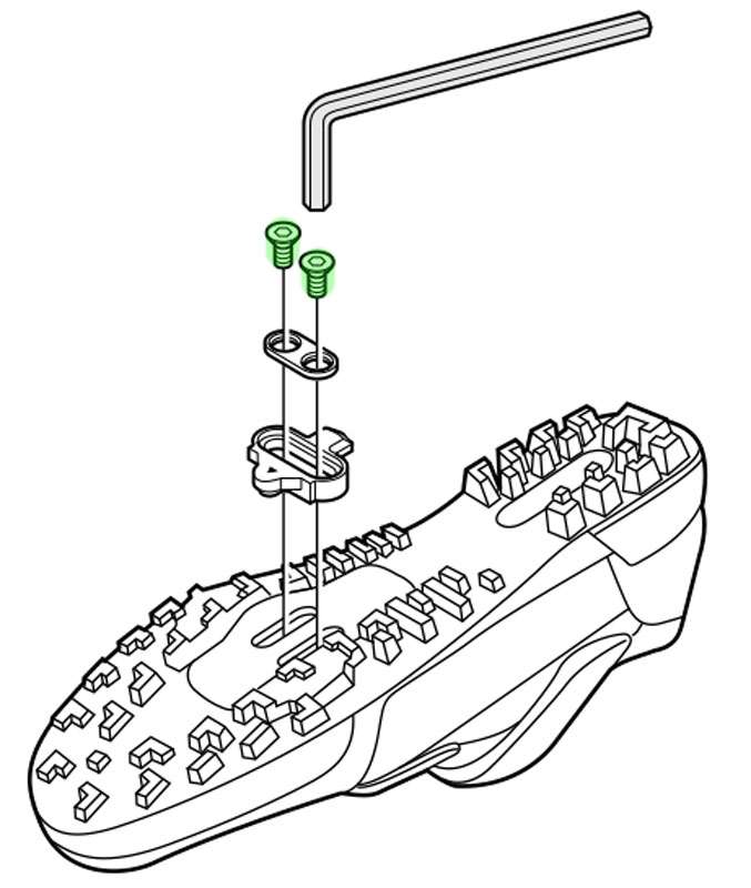 Příchytka šroubů Shimano pd-m520 737