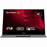Viewsonic USB-C multi-touch bærbar skærm TD1655 16 (sort, 1x mini HDMI, USB-C)