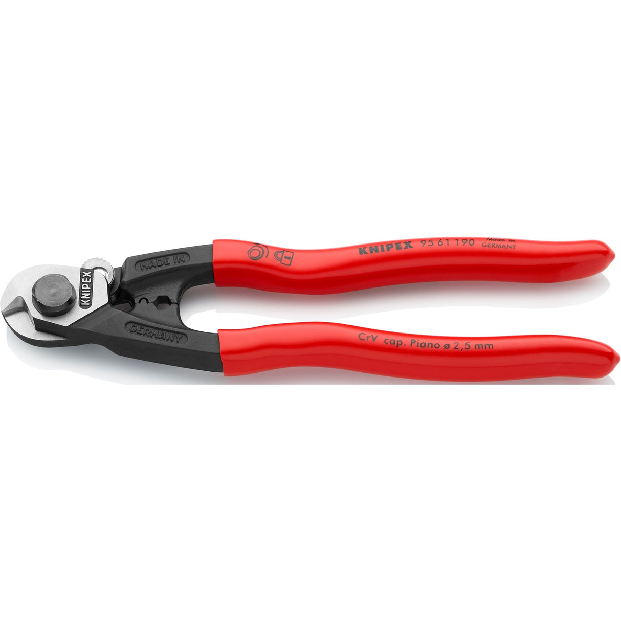 Tijeras de alambre de acero Knipex 9561190
