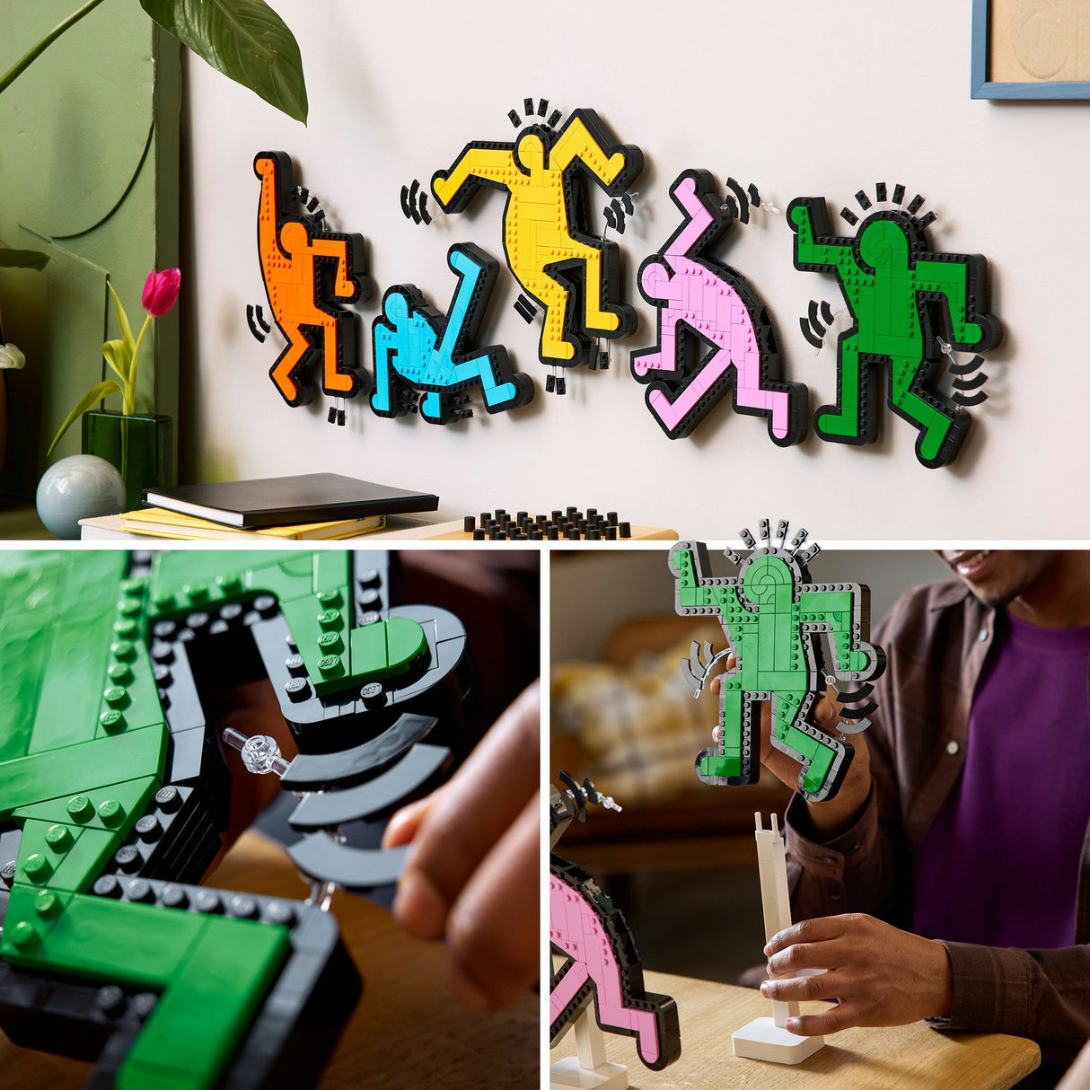 Lego 31216 art keith haring – figure danzanti