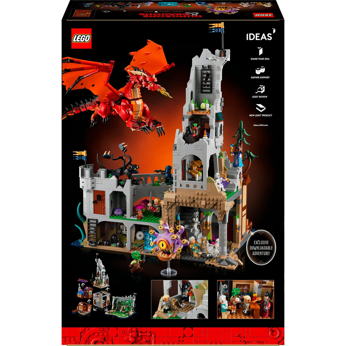 Lego Ideas - Dungeons & Dragons: Red Dragon's Tale Building Toy (21348)