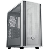 Cooler Master MasterBox 600 Lite Mid-Tower Case (White | 2x USB-A | 1x USB-C | RGB | Tempered Glass)