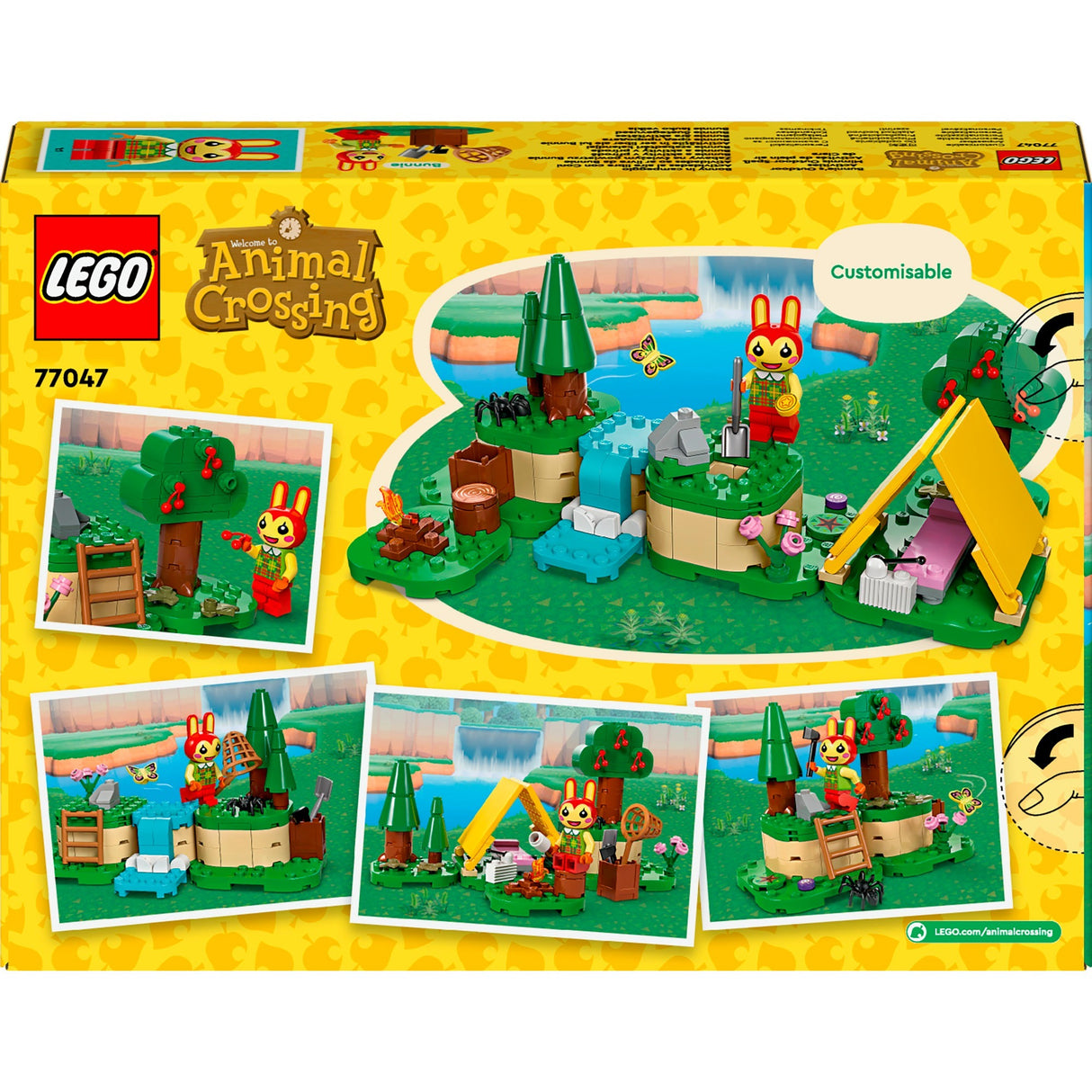 LEGO Animal Crossing 77047 Camping com Bunnie