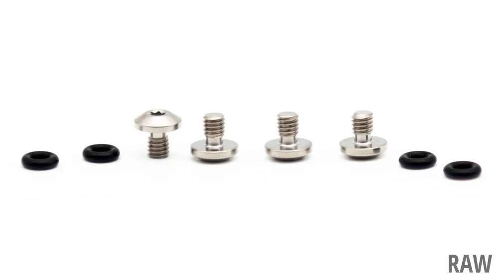Oak components titanium screws set for sram bleedport mineral oil (4 pieces)
