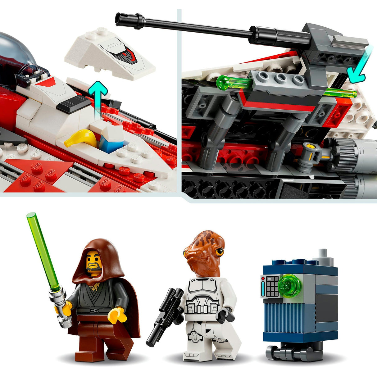 Lego Star Wars 75388 Le chasseur stellaire Jedi Bobs