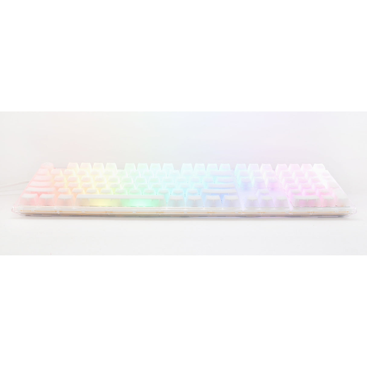 Ducky One 3 Aura White, keyboard (white, US layout, Cherry MX Speed Silver, ABS double shot, hot-swap)