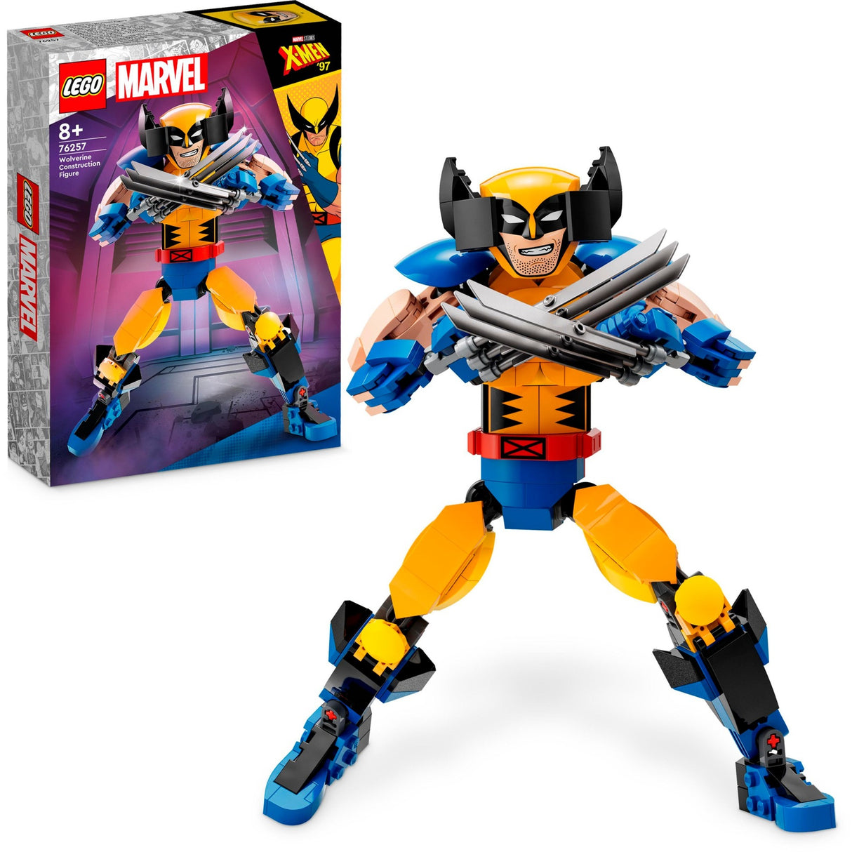 Lego Marvel - brinquedo de construção de figura de construção Wolverine (76257)