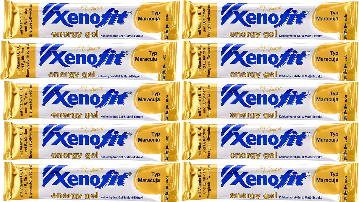 Xenofit energy gel passion fruit 10x25g